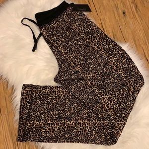 Rene Rofe Leopard Pajama Pants